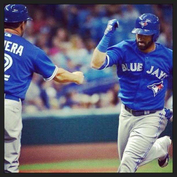 Baseball Photograph - Missing This....
me Hace Falta by Jose Bautista