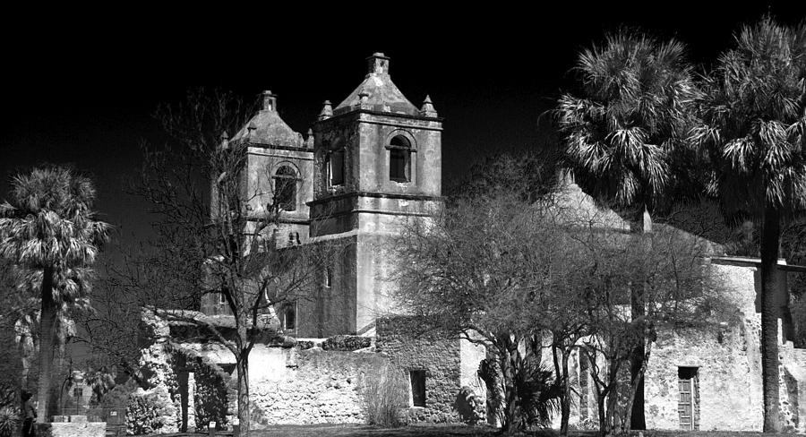 San Antonio Photograph - Mission Concepcion by Brian Kerls