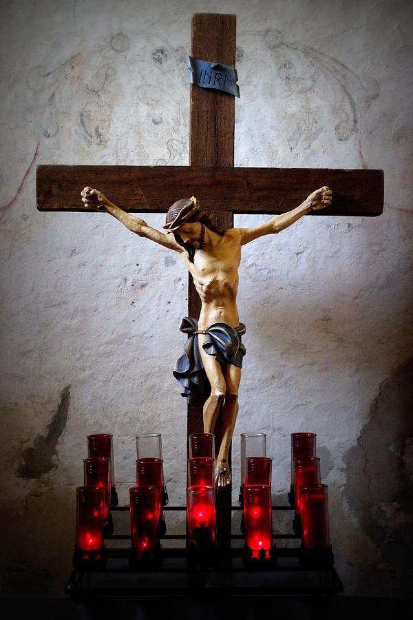 Mission Concepcion - Crucifixion Photograph by Beth Vincent