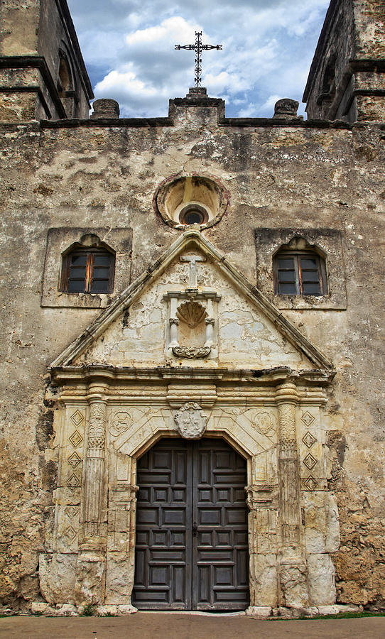 Mission Concepcion Doorway Photograph by Jemmy Archer