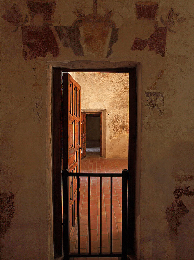 Mission Concepcion Doorway Photograph by Susan Rovira