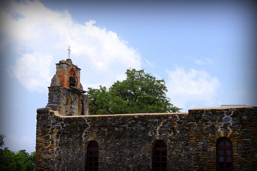 Mission Espada - Bell Tower Photograph by Beth Vincent