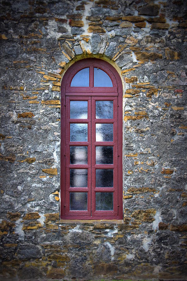 Mission Espada - Window Photograph by Beth Vincent
