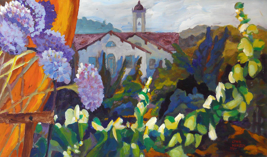 Mission in the Valley Painting by Lynn Hansen