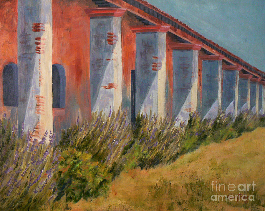 Mission Lavender Painting by Terry Taylor