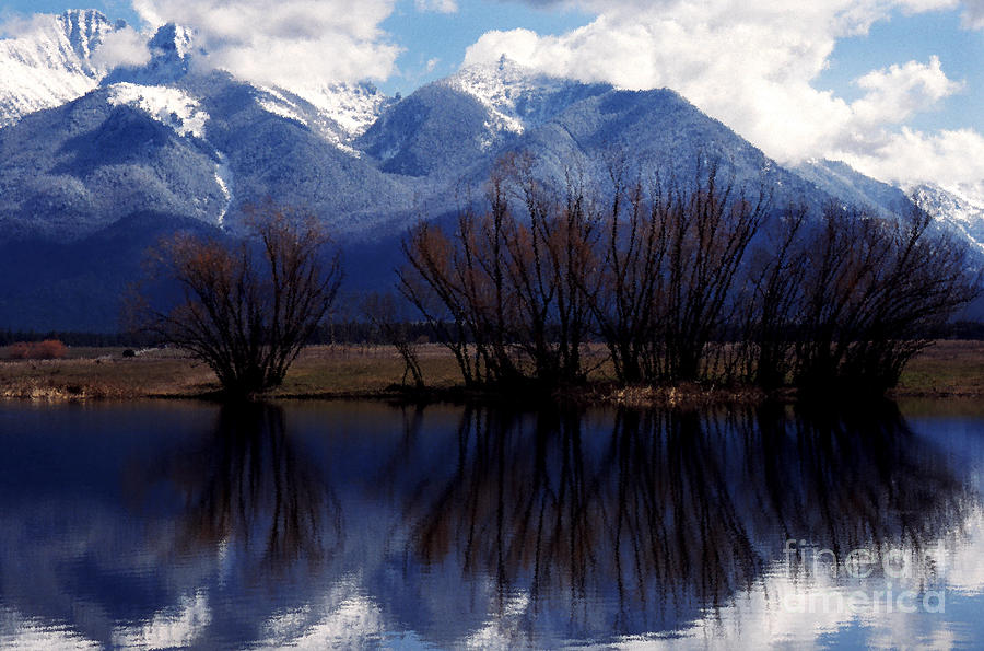 Mission Mountains Mission Valley Photograph by Thomas R Fletcher Fine