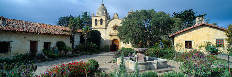 Architecture Photograph - Mission San Carlos Borromeo De Carmelo by Panoramic Images