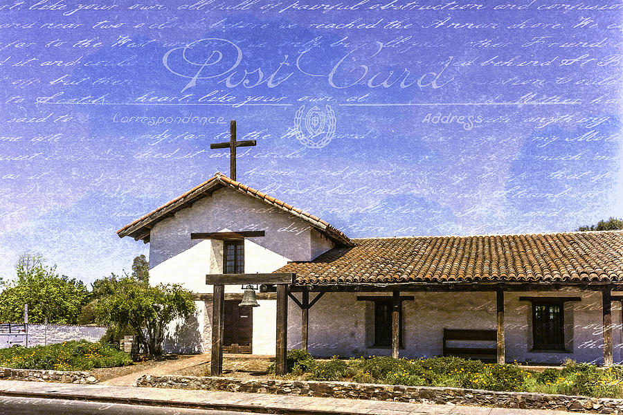 Mission San Francisco Solano Postcard Effect Photograph by Karen Stephenson