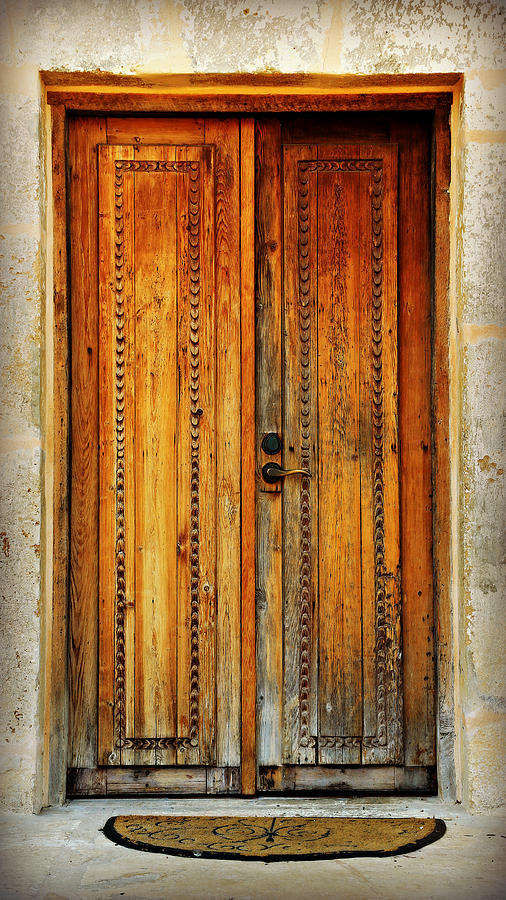 Landmark Photograph - Mission San Juan Capistrano Door -- San Antonio by Stephen Stookey