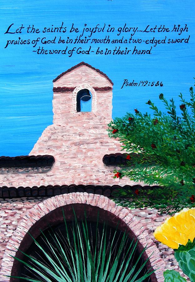 Mission Painting - Mission San Juan Capistrano by Catherine Saldana