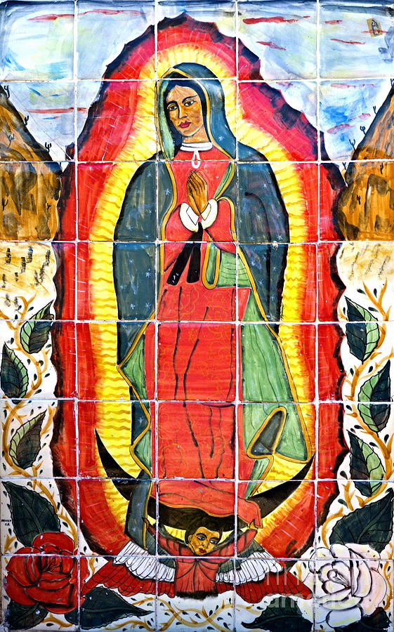 Mission San Miguel Arcangel Mural 1797 Photograph by Padre Art