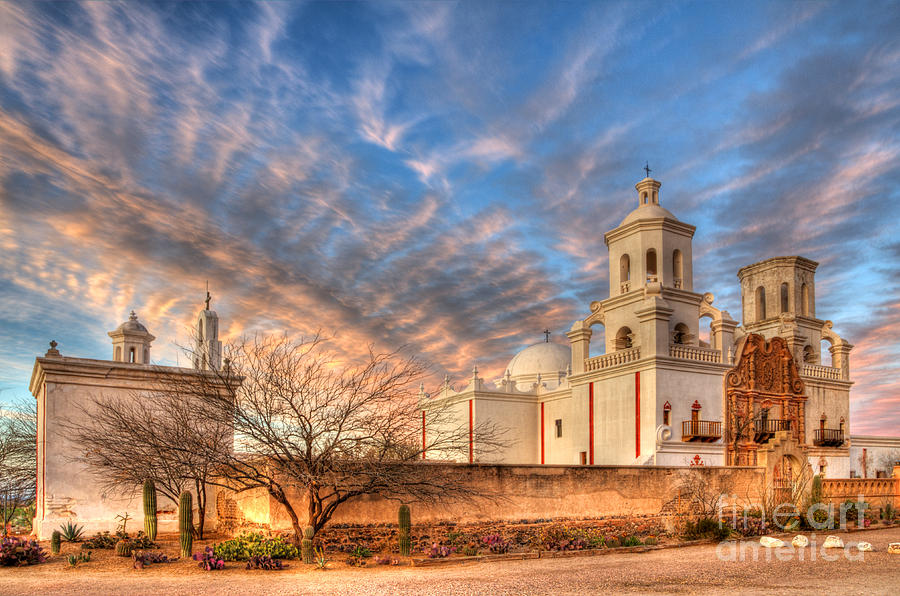 Mission San Xavier Del Bac 1 Photograph by Bob Christopher
