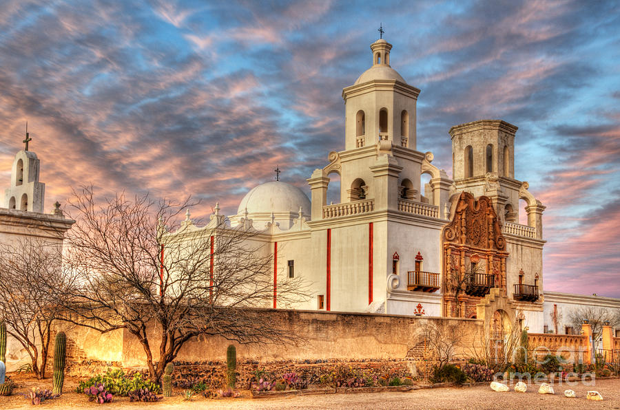 Architecture Photograph - Mission San Xavier Del Bac 2 by Bob Christopher