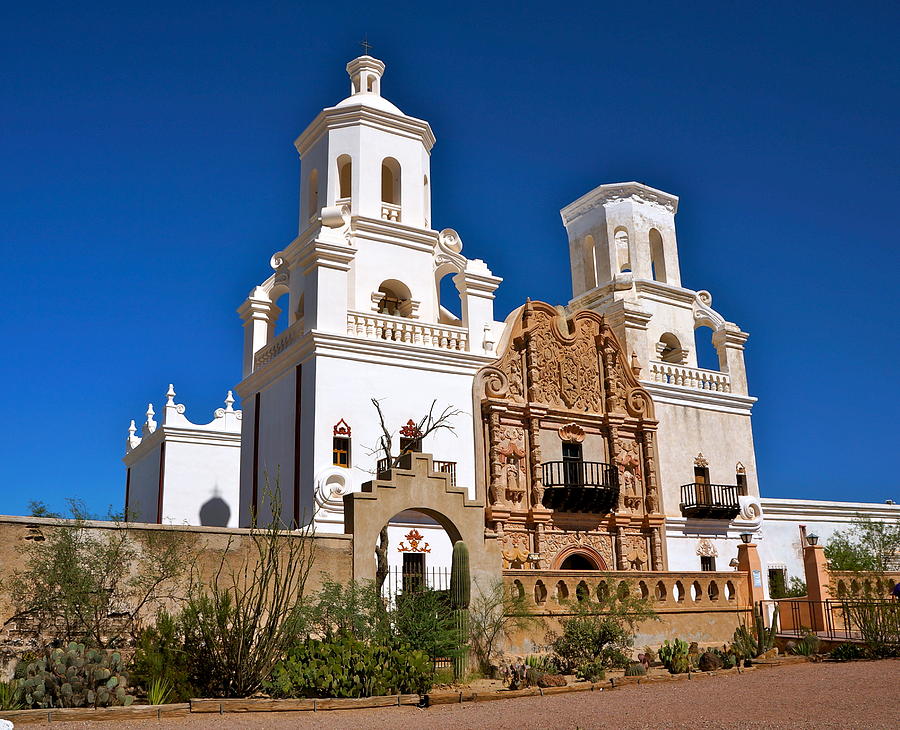 Mission San Xavier del Bac Photograph by Mike Aponte - Fine Art America