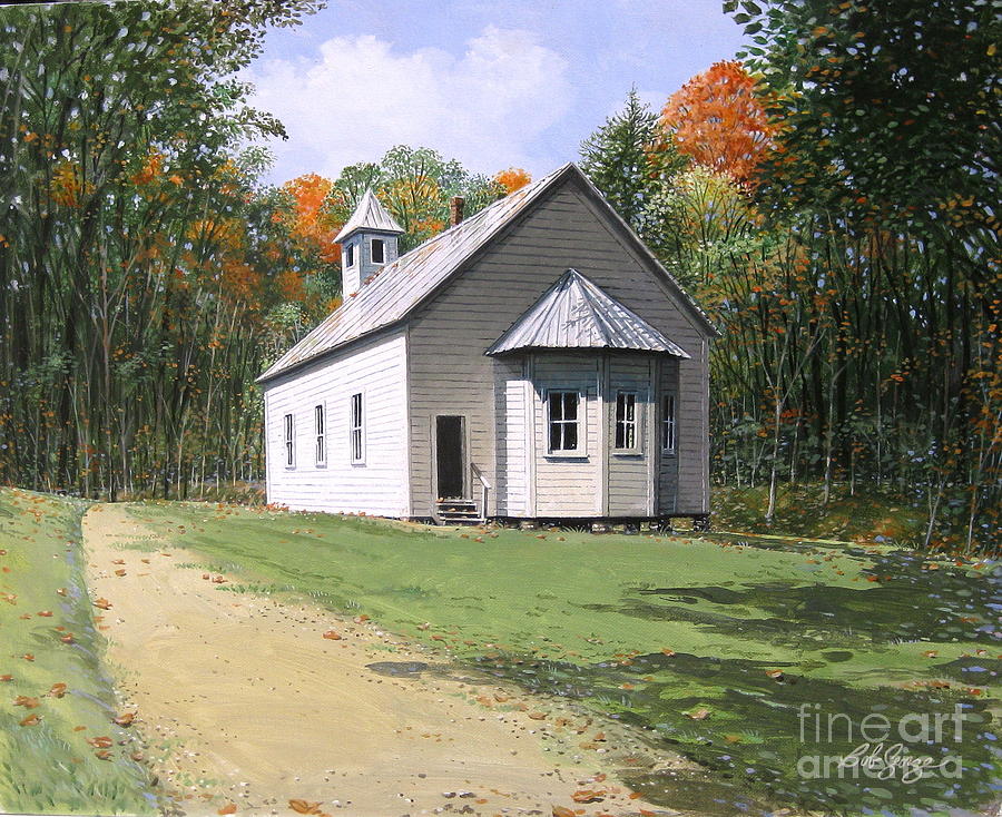 Missionary Baptist Church Painting by Bob  George