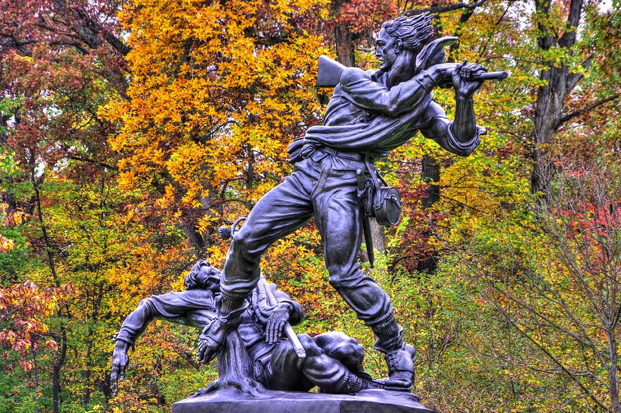 Mississippi at Gettysburg - Desperate Hand-to-Hand Fighting No. 5 Photograph by Michael Mazaika
