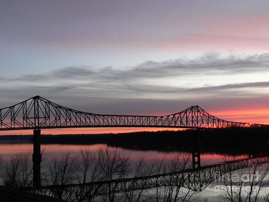 Mississippi At Savannah Illinois Photograph By David Bearden - Fine Art 