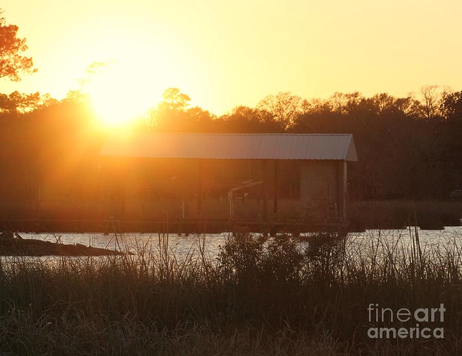 Sunset Photograph - Mississippi Bayou 4 by Michelle Powell