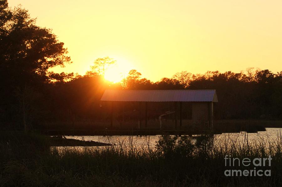 Sunset Photograph - Mississippi Bayou 5 by Michelle Powell