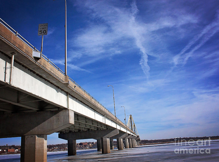 Architecture Photograph - Mississippi Bridge by Shannon Beck-Coatney