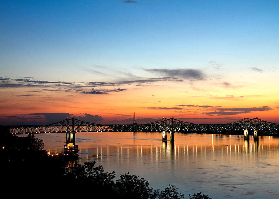 Mississippi River Bridge Vidalia/Natchez Photograph by Christine ...