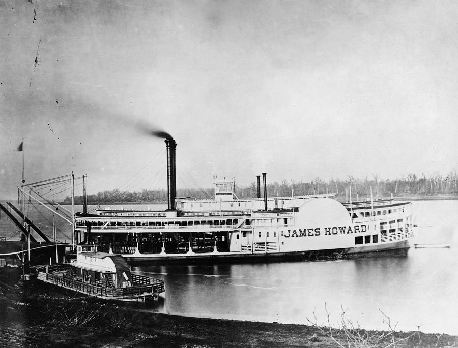 Mississippi Steamboat, C1875 Photograph by Granger