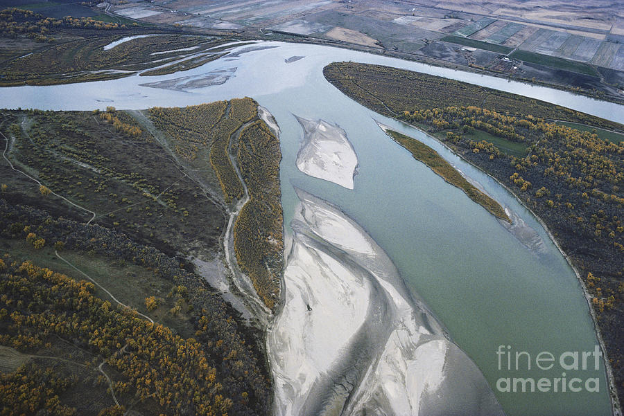 Missouri And Yellowstone Rivers Photograph by Farrell Grehan