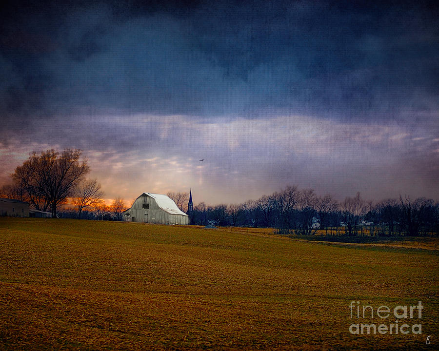 Missouri Barn at Sunset Photograph by Jai Johnson