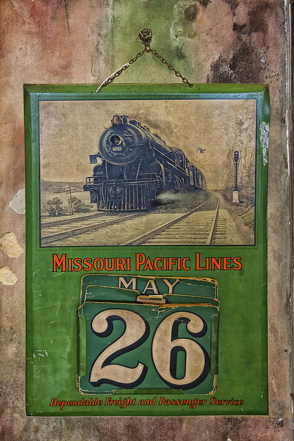 Missouri Pacific Lines Calendar DSC04029 Photograph by Greg Kluempers