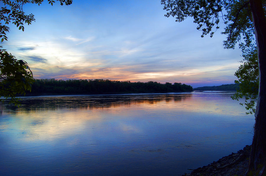 Missouri River Blues Photograph