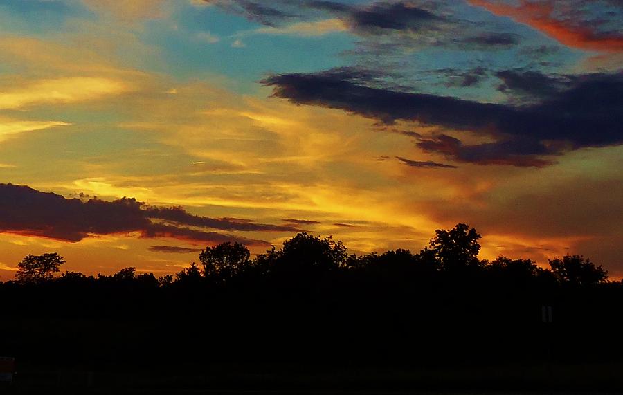 Missouri Sunset 1 Photograph by Larry Campbell