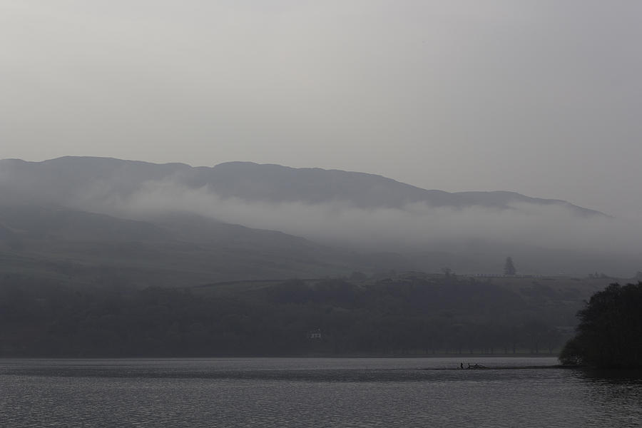 Mist and cloud in the morning over Loch Ness in Scotland Photograph by ...