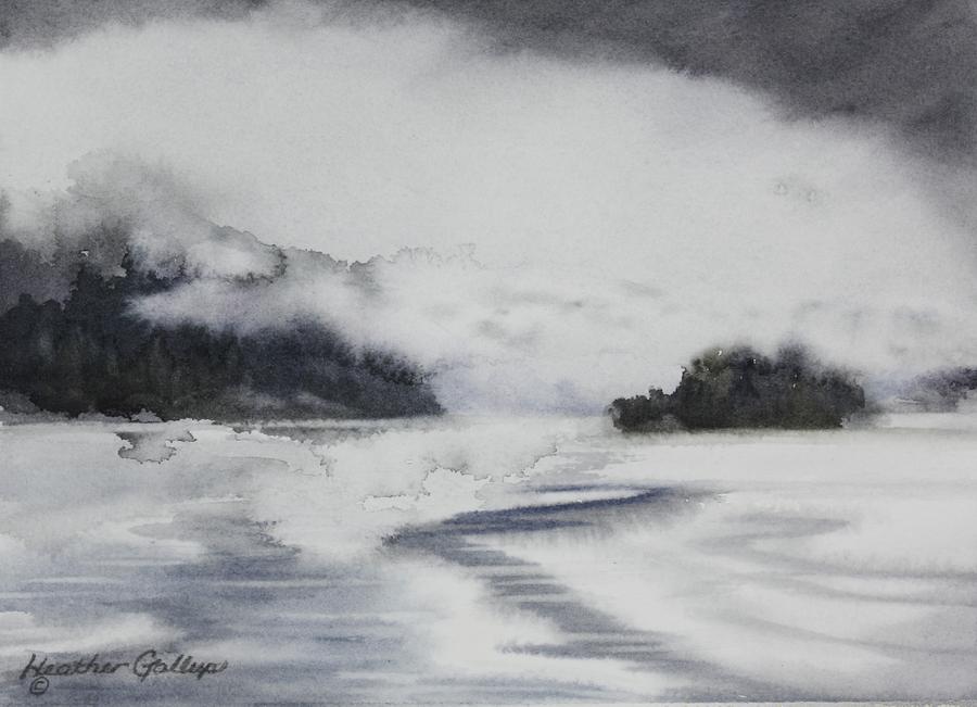 Mist Painting - Mist and Fog by Heather Gallup Mist Painting - Mist and Fog by Heather Gallup