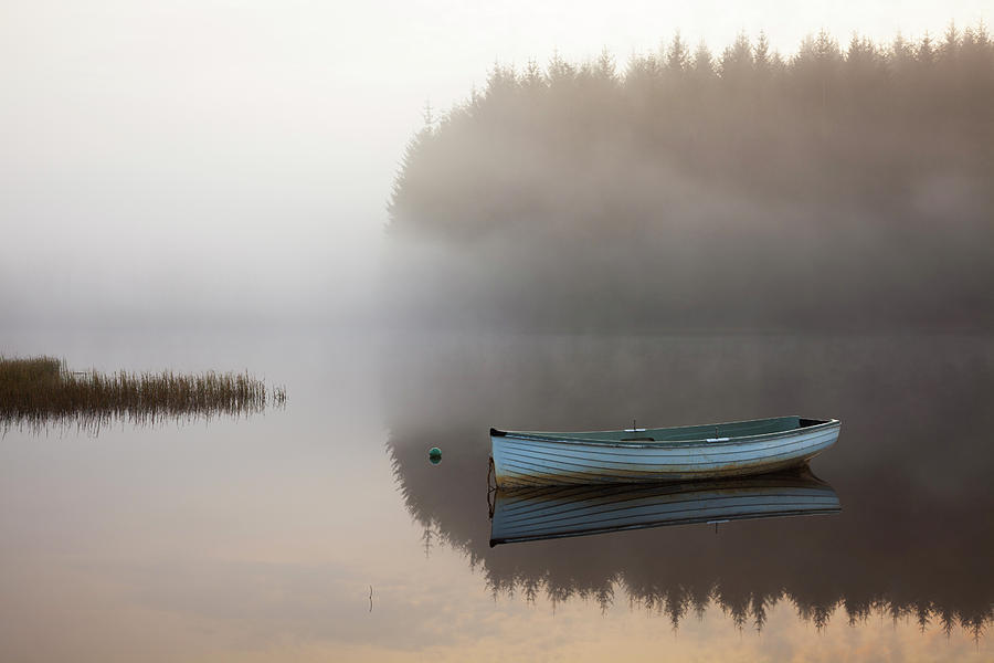 Mist And Reflections On Loch Rusky Photograph by Empato