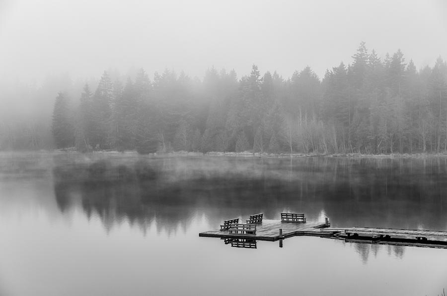 Mist on Lake Photograph by Chris McKenna