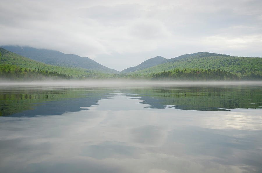 Mist On Lake Placid Photograph by Nine Ok