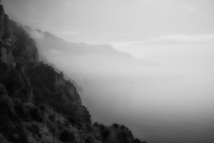 Mist on the Amalfi Coast Photograph by Hugh Smith