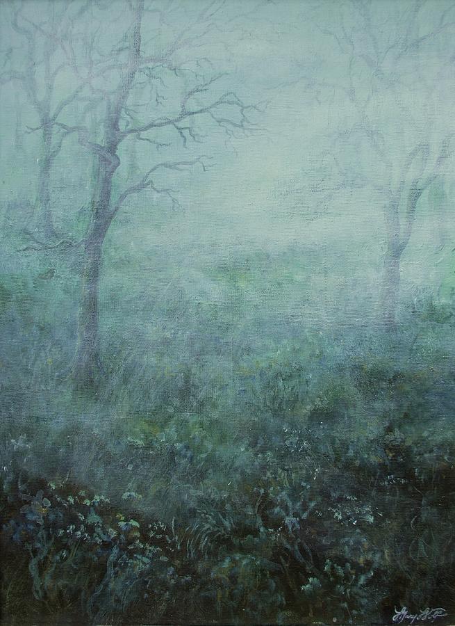 Mist on the Meadow Painting by Mary Wolf