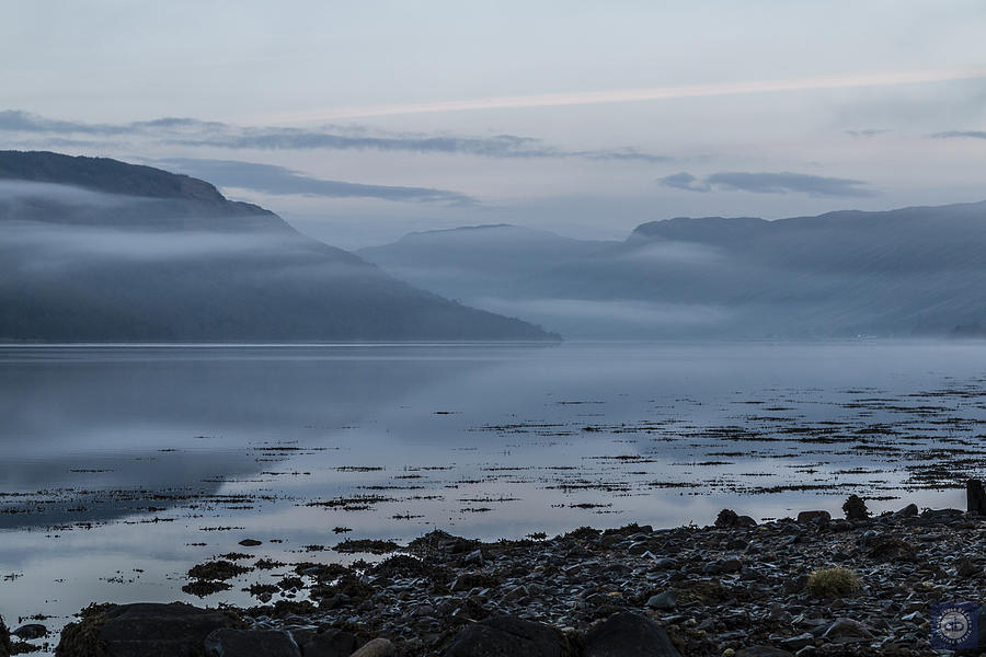 Mist Photograph - Mist over Loch Fyne by Anatole Beams