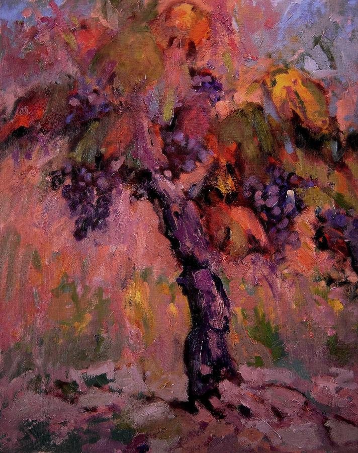 Grape Painting - Mister Zinfandel by R W Goetting