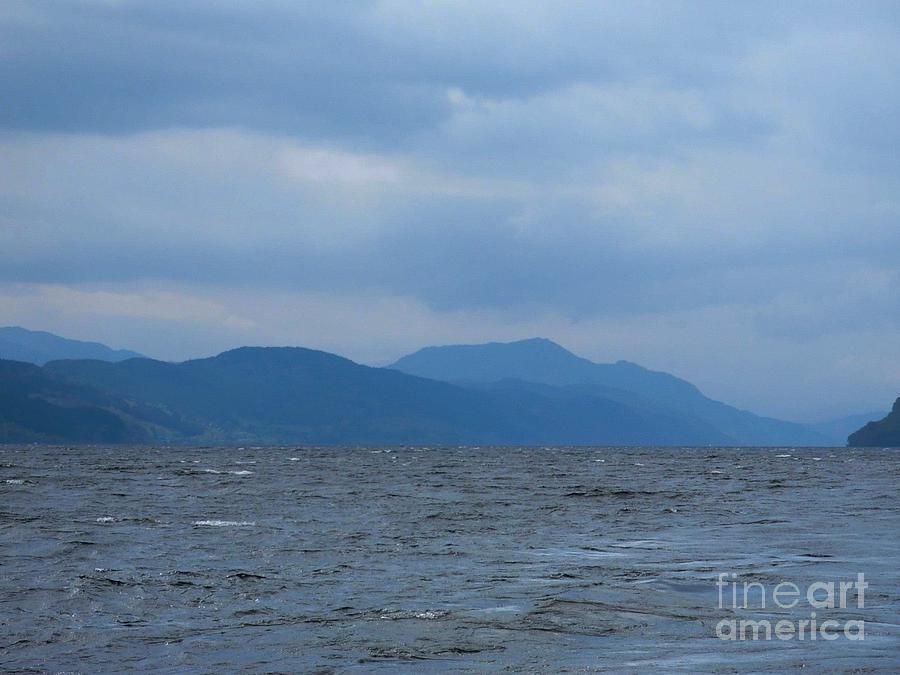Misty Blue on Loch Ness Photograph by Joan-Violet Stretch