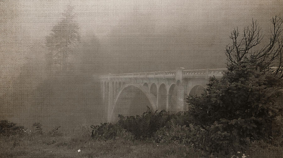 Misty Bridge Photograph