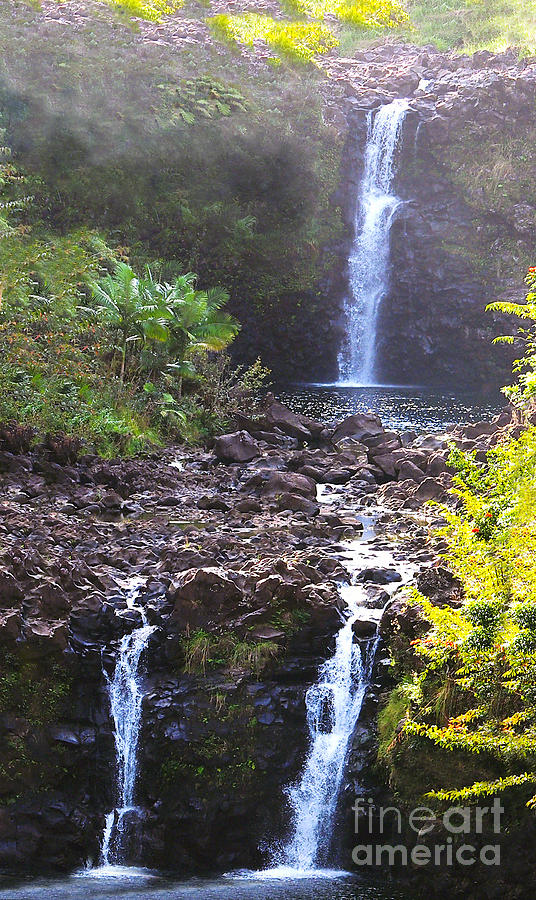 Misty Falls Photograph by Patricia Griffin Brett