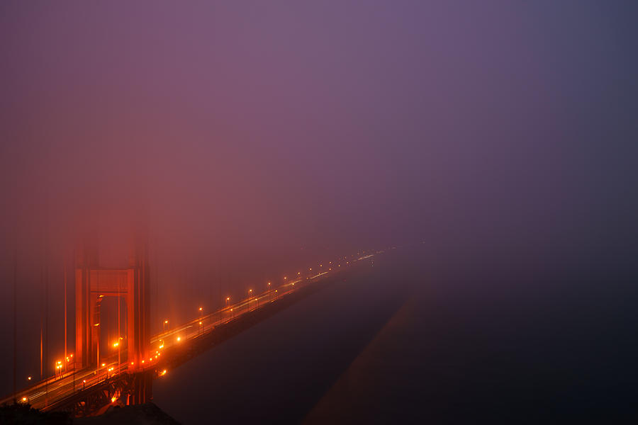 San Francisco - Misty Golden Gate  Photograph by Francesco Emanuele Carucci