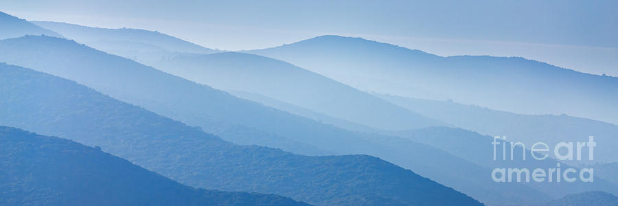 Mountain Photograph - Misty Blue Hills by Rod McLean