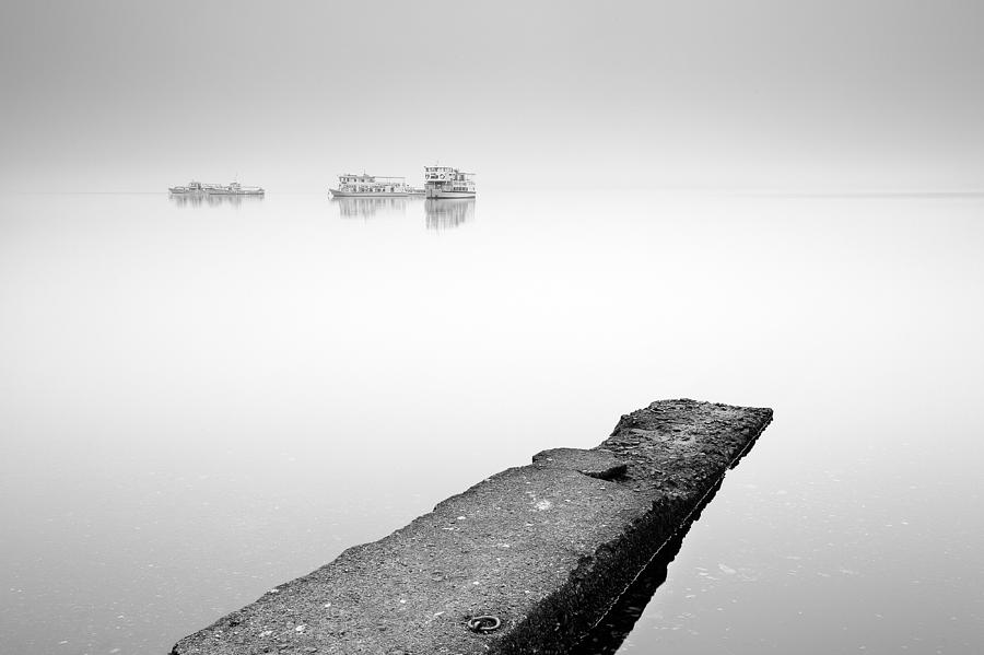Misty Mist on Loch Lomond Photograph by Grant Glendinning