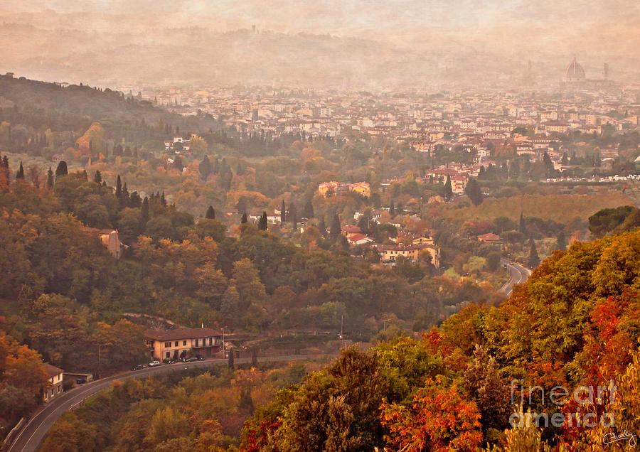Misty Morn Over Florence Photograph by Prints of Italy
