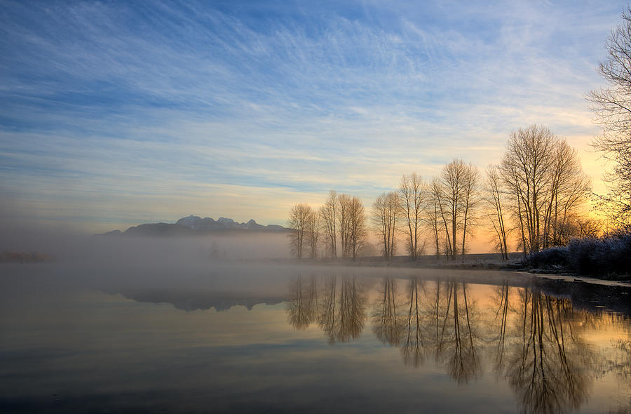 Misty Morning Mountain Photograph by James Wheeler - Fine Art America