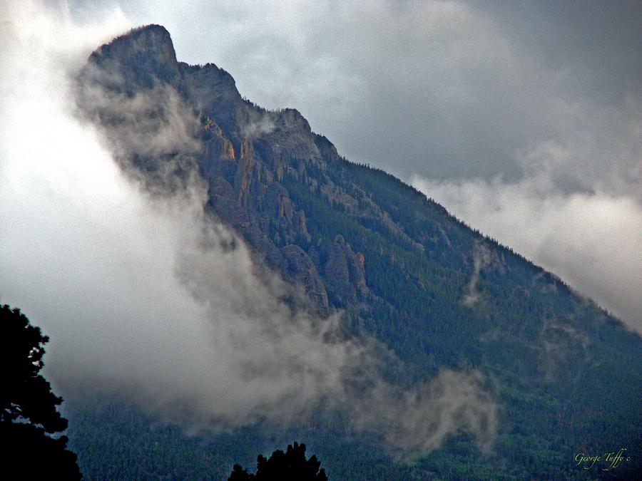 Misty Mountain Photograph by George Tuffy