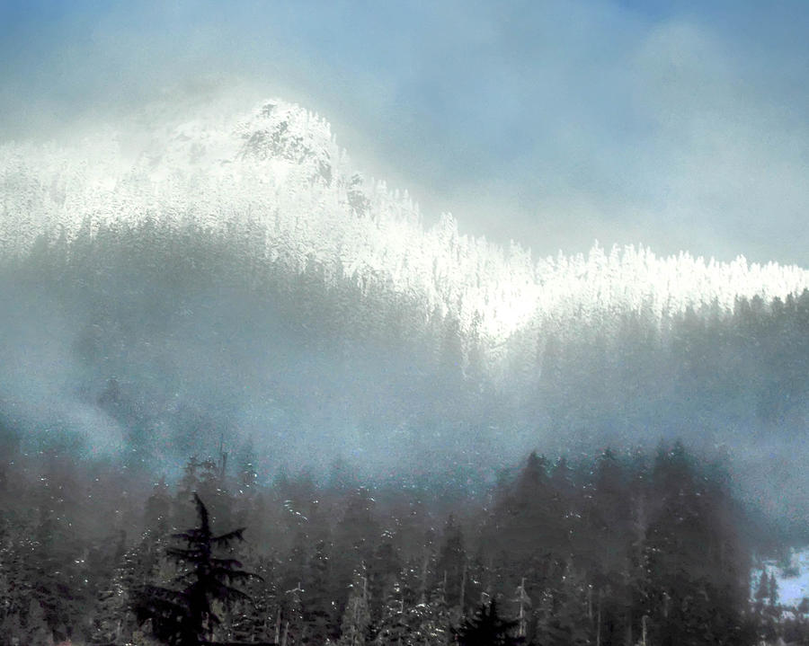 Misty Mountain Photograph by Geraldine Alexander